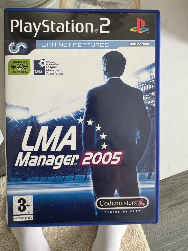 PlayStation 2 LMA Manager 2005 Football Game – Good Condition