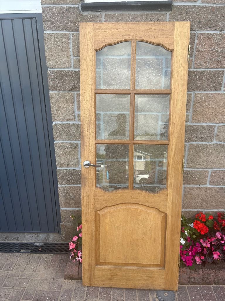 4 Solid wood glazed doors