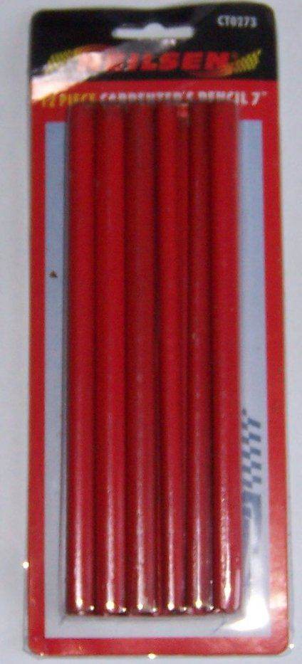 12 CARPENTER'S 7" PENCILS READ DECRIPTION. PACK OF 12 CARPENTERS 7" PENCILS ONLY £1. 