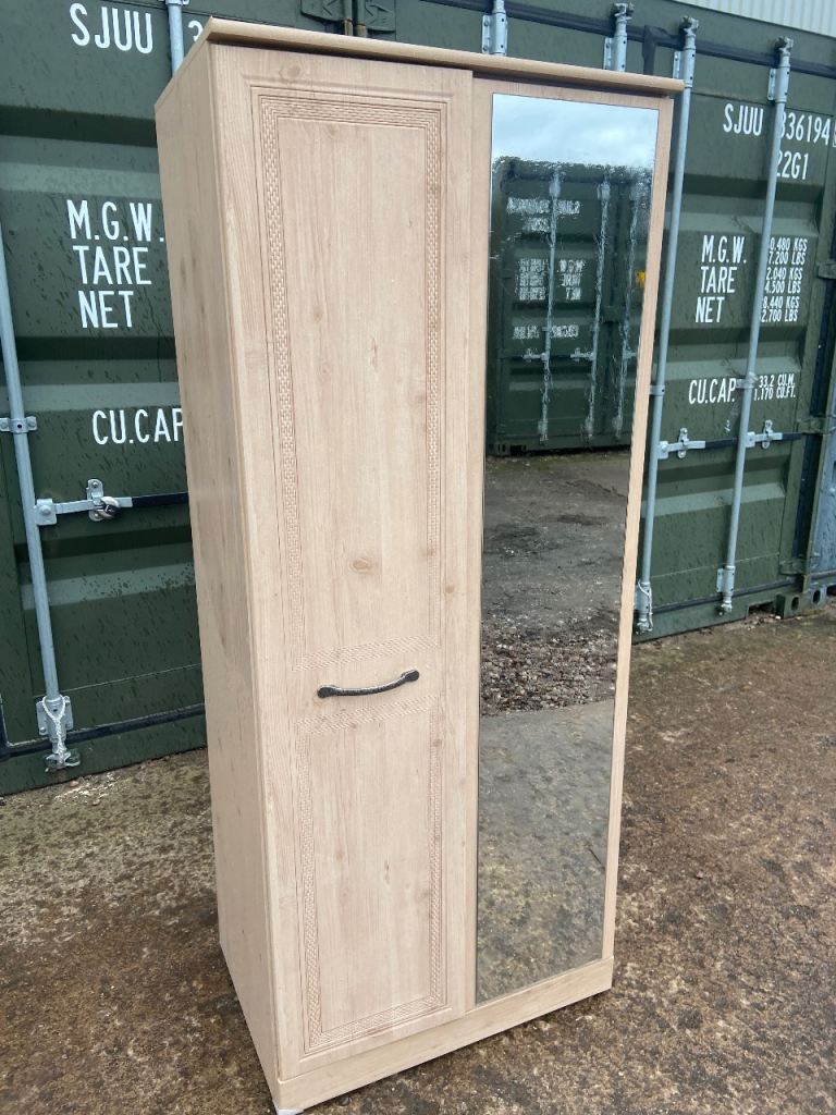 Mirrored Double Wardrobe