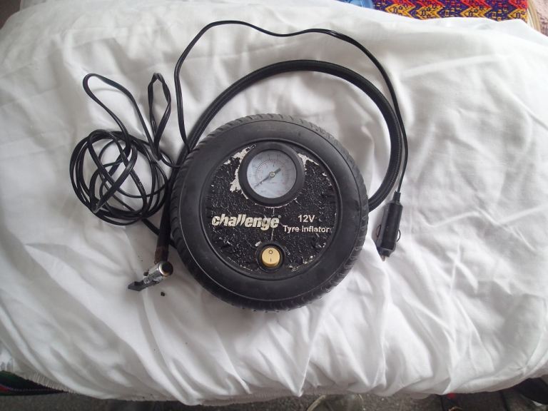 Car tyre inflator - used
