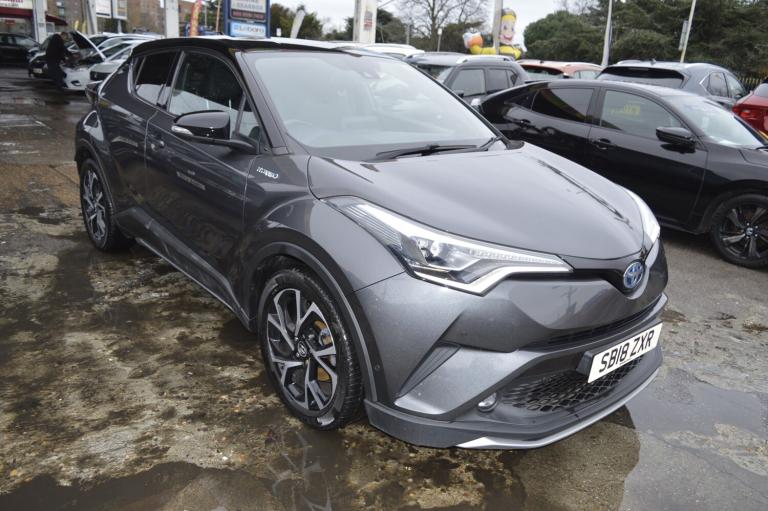 2018 Toyota C-HR 1.8 Hybrid Dynamic 5dr CVT 2018 SAT NAV 2 OWNER LEATHER HATCHBACK Petrol/Electri...