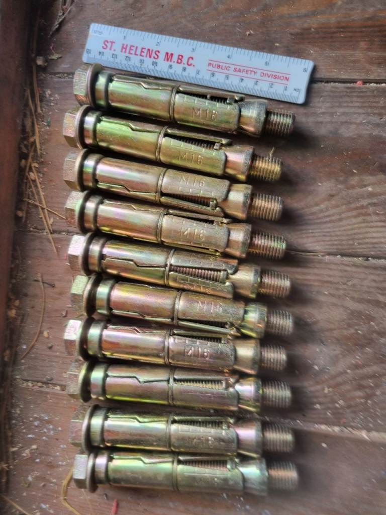 M16 x 150mm x50 anckor bolts 