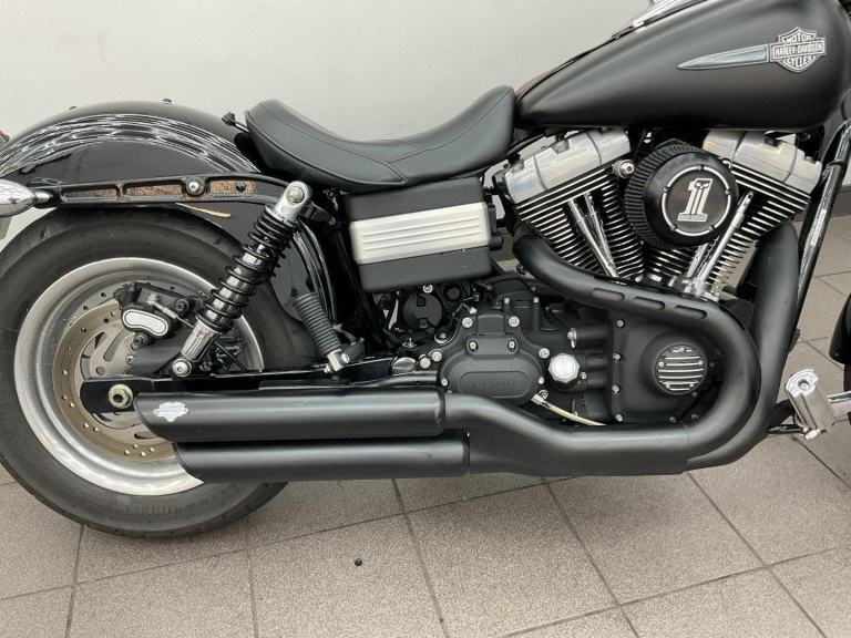 HARLEY-DAVIDSON DYNA FXDF FAT BOB BLACK 2008 08 REG 14,698 MILES, 1584CC