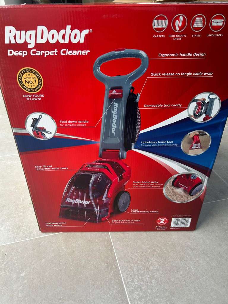 Brand new Rug Doctor Carpet Cleaner and Detergent 