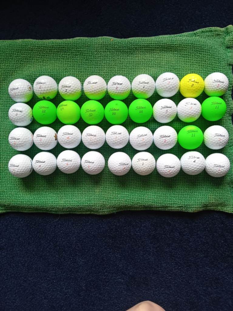 36 Titleist  misc balls   not prov 1    30 golf balls