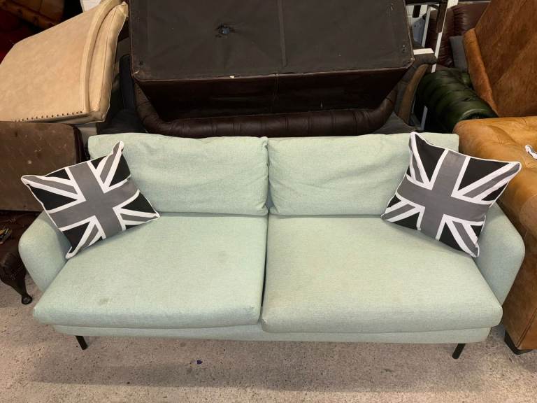 Made. Com fabric sofa settee deliv poss