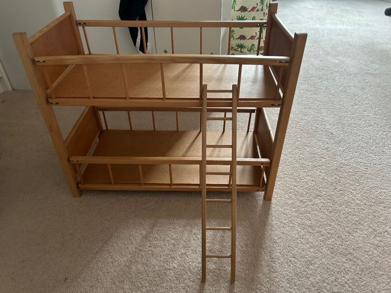 Toys doll baby bunk beds with ladder 