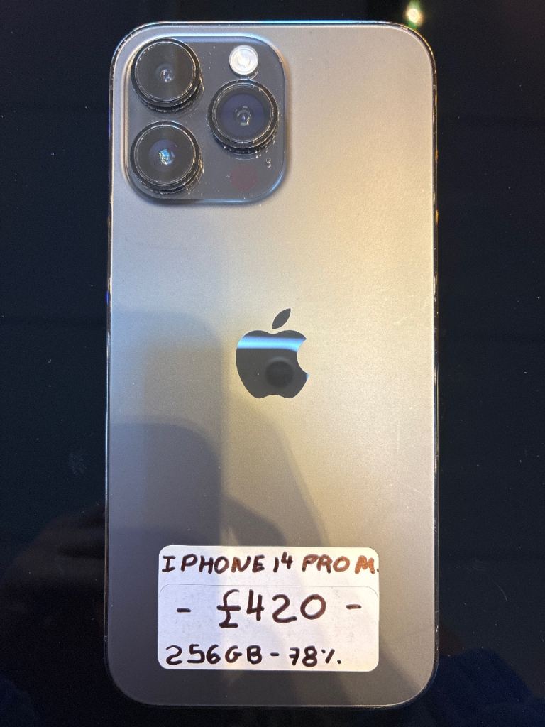 Apple iPhone 14 Pro Max 256GB - black, Good Condition