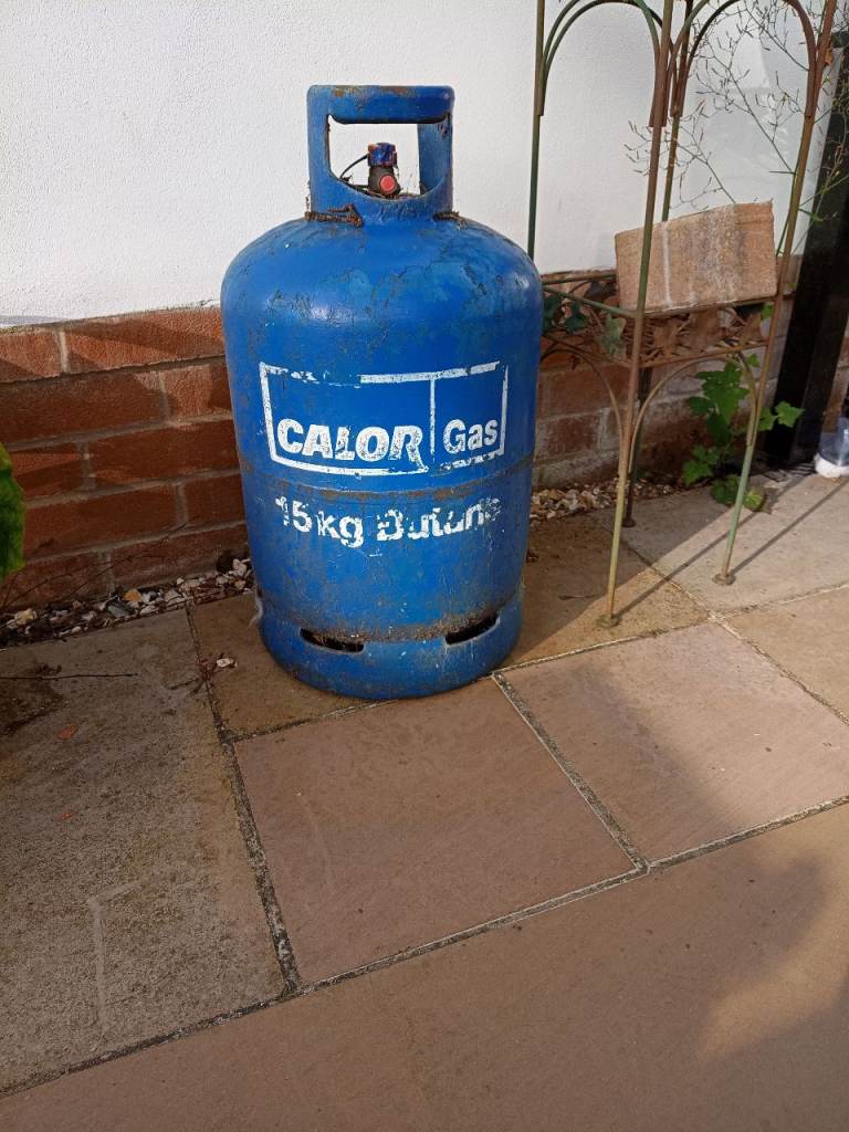 Empty butane 15kg calor gas bottle 