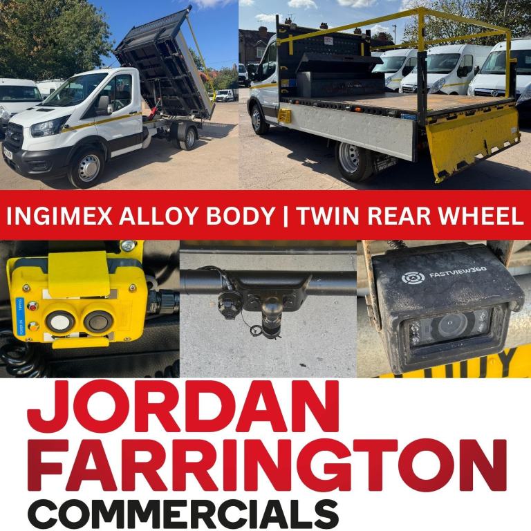 2023 FORD TRANSIT ALLOY INGIMEX BODY RWD SINGLE CAB TIPPER * TWIN REAR WHEELS *