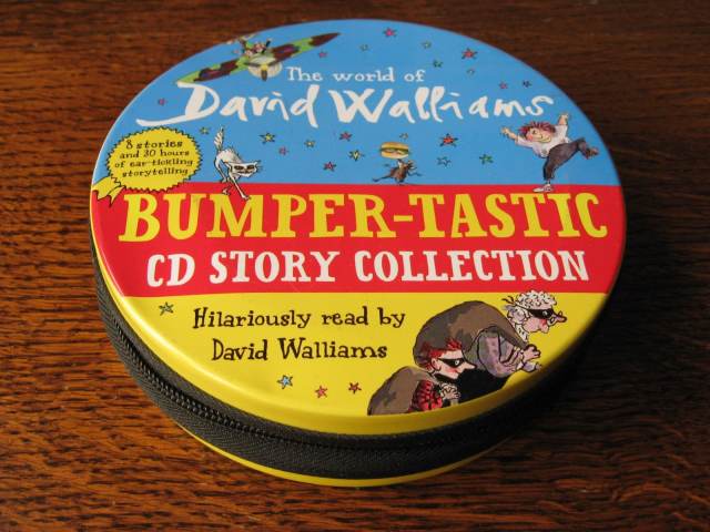 David Walliams CDストーリーコレクション　全８話　[未使用] David Walliams 8x audio books on 27 CDs in metal tin, Bumper