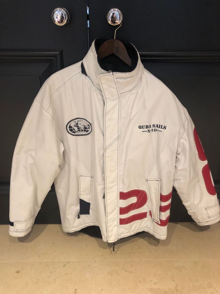 Porsche 935.  A X10 Quba Heritage Men’s Technical Sailing Jacket In White