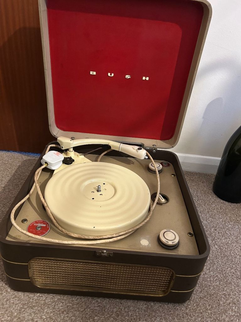 Vintage record player