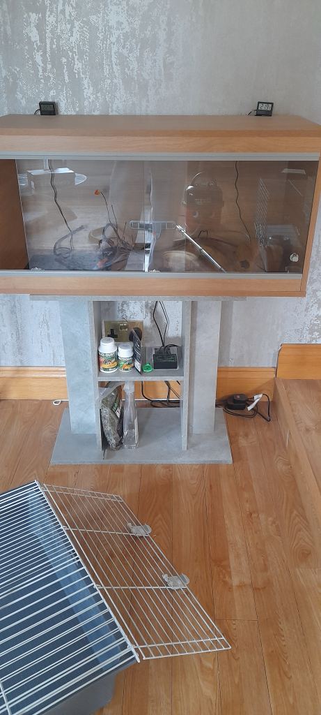 Reptile tank and stand 