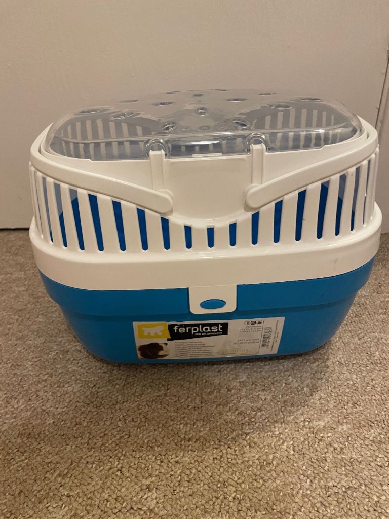 Small animal blue Ferplast carrier