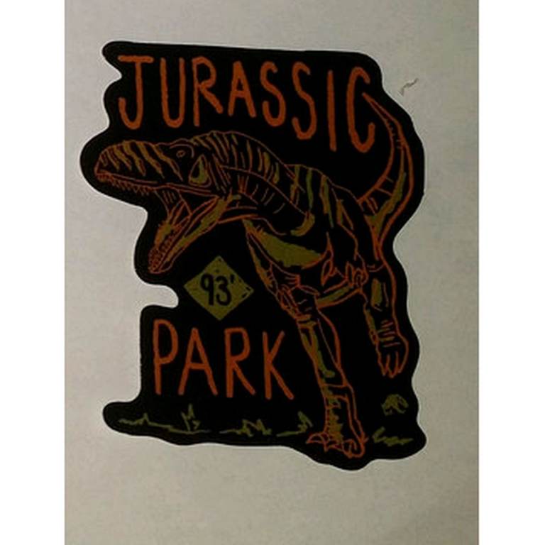 Jurassic Park '93 Dinosaur Sticker - New