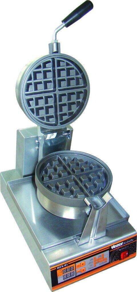 COMMERCIAL LARGE ELECTRIC ROTARY WAFFLE BAKER MACHINE  