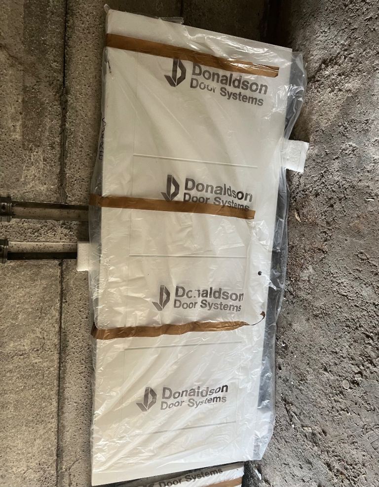 Solid core fire door