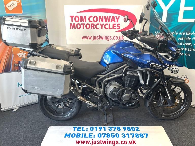 TRIUMPH TIGER 1200 XRT, 2016(16), 3 OWNERS, 61,260 MILES, CHEAP MACHINE, £3995