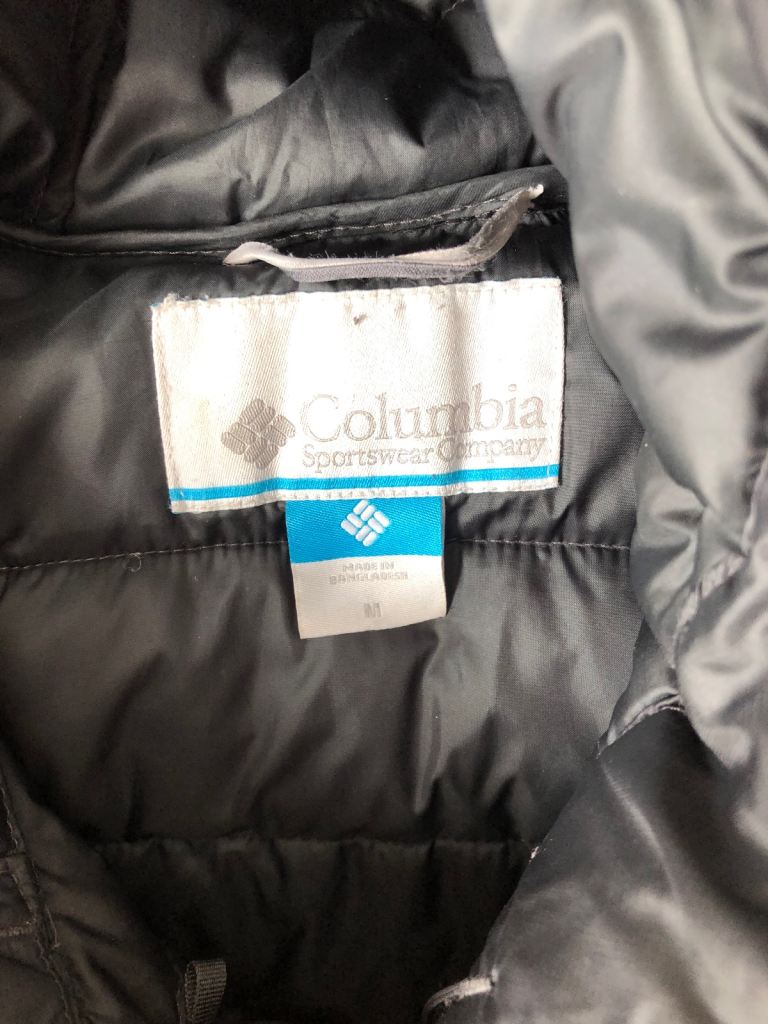Men’s Columbia insulated down Jacket 