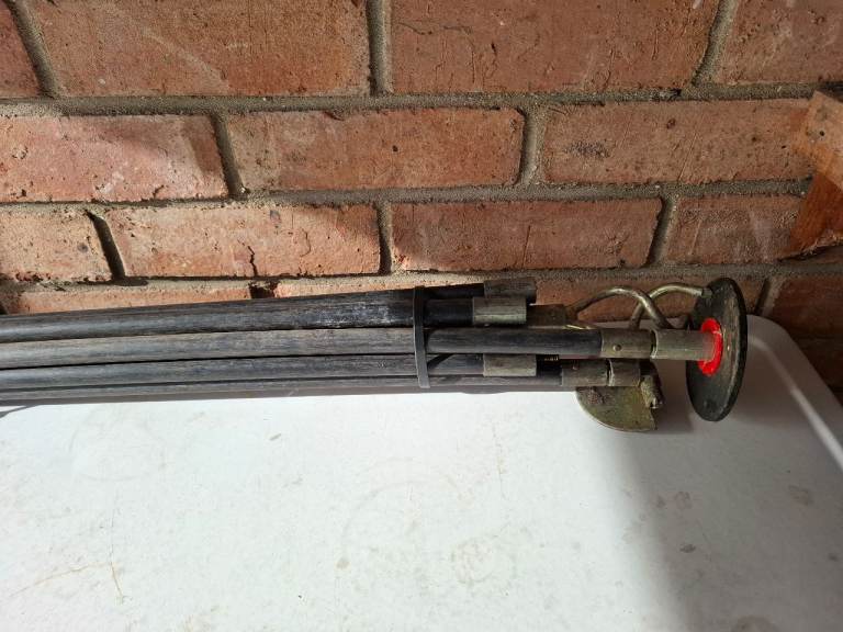 Black Guttering & Drainage Rods - Fair Condition