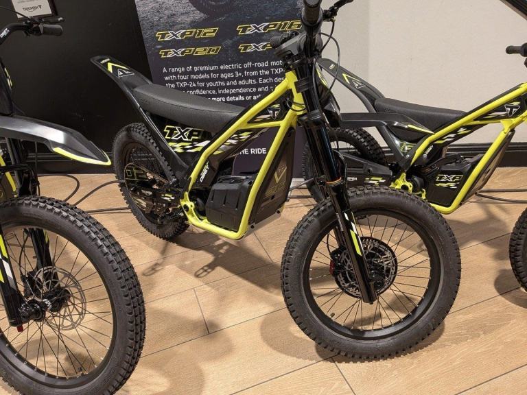 2026 TRIUMPH TXP-20 POWERED BY OSET - IN STOCK - ELECTRIC TRIALS MX BIKE