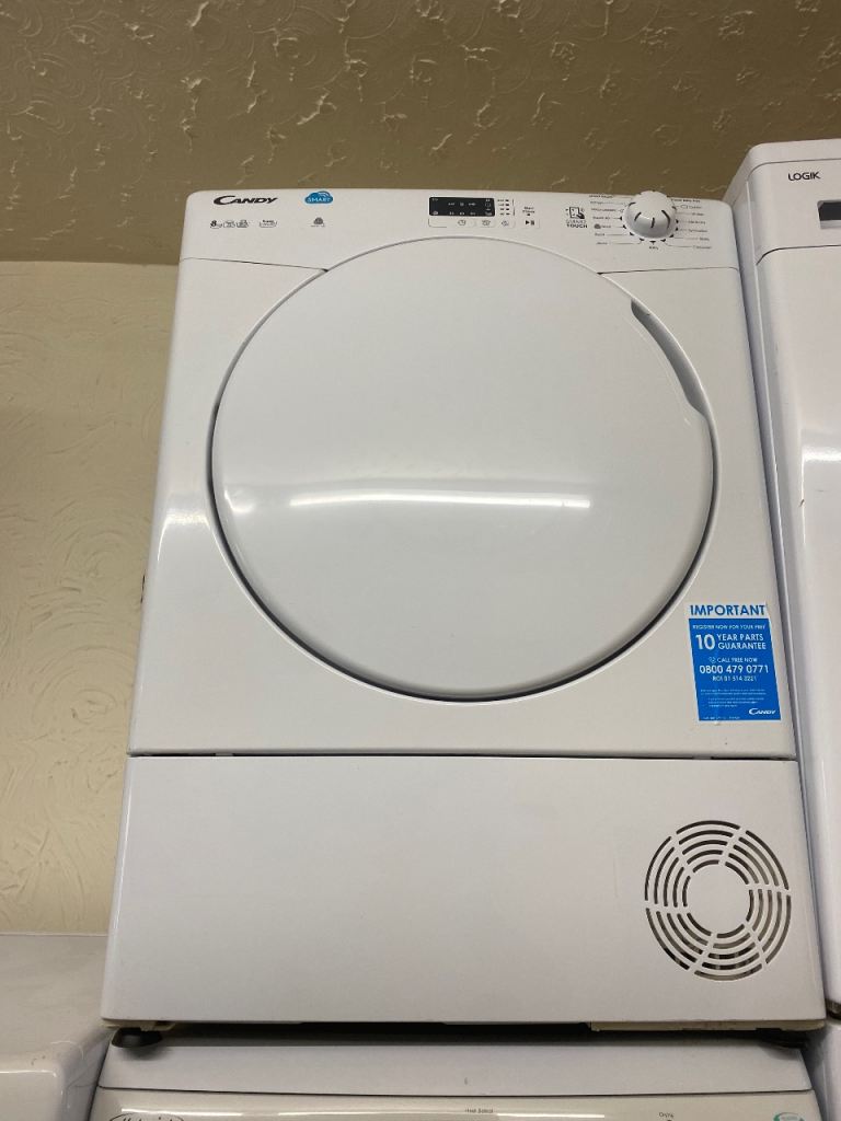 🚚✅WHITE CANDY FULLY FUNCTIONAL CONDENSER TUMBLE DRYER £135 WE CAN DELIVER