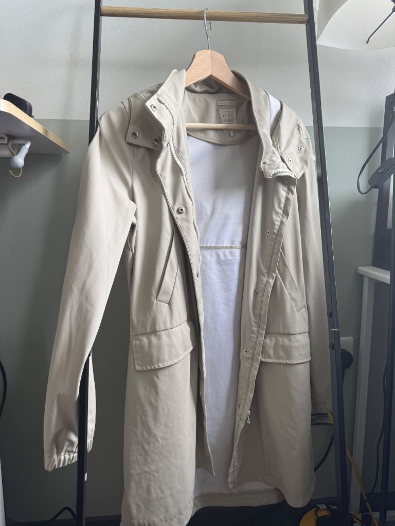 Light Beige Women's Casual Jacket – Good Condition
