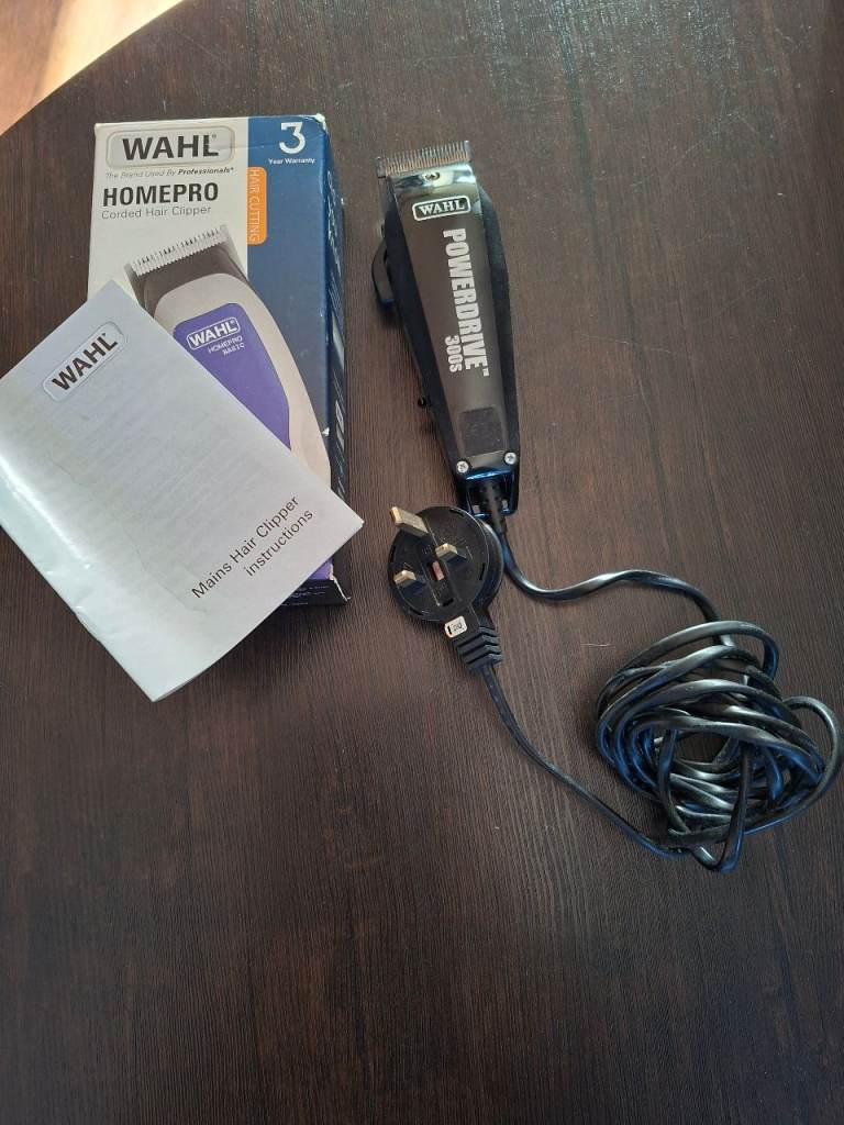 ORGINAL WAHL PROFESSIONAL HAIR CLIPPER HOMEPRO POWERDRIVE 300S VGC
