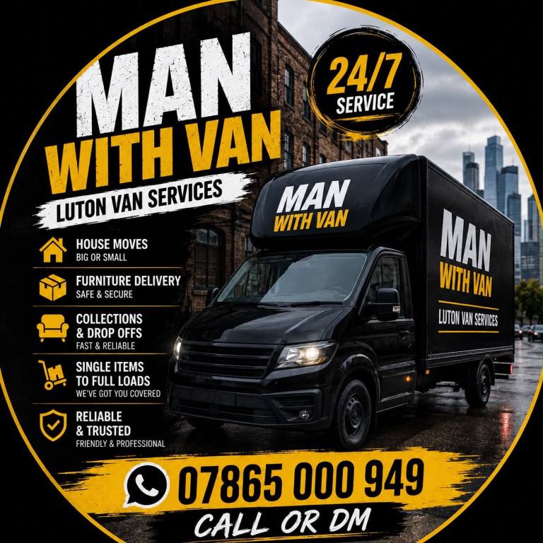 CHEAP & LOCAL DUMP CLEARANCE NATIONWIDE HOUSE REMOVAL WASTE CLEARANCE FLAT MOVERS MAN WITH VAN 24/7