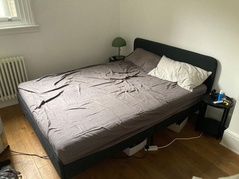 King size bed frame  - Excellent condition