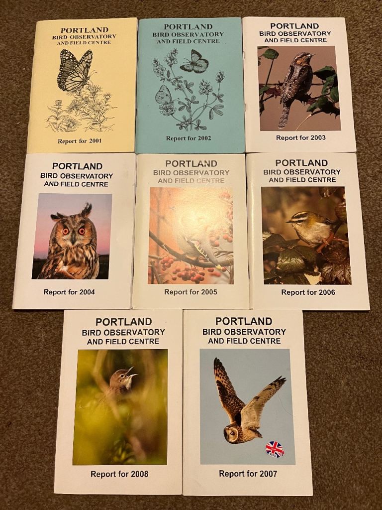 Portland Bird Observatory Reports 2001-2008 – Good Condition