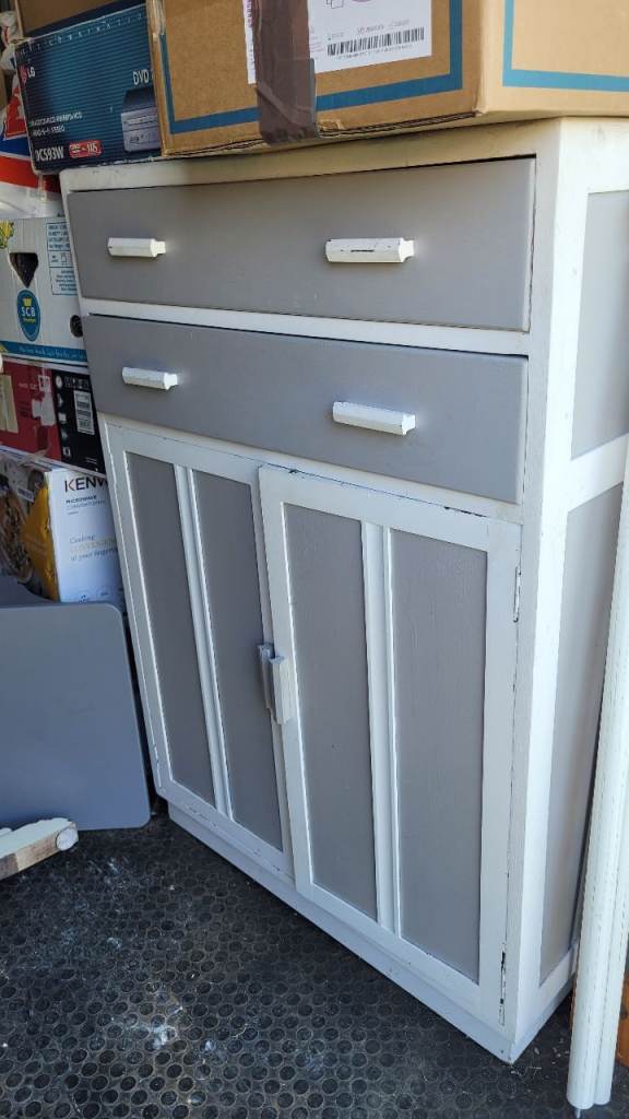 Vintage Tallboy Cupboard/Drawers 