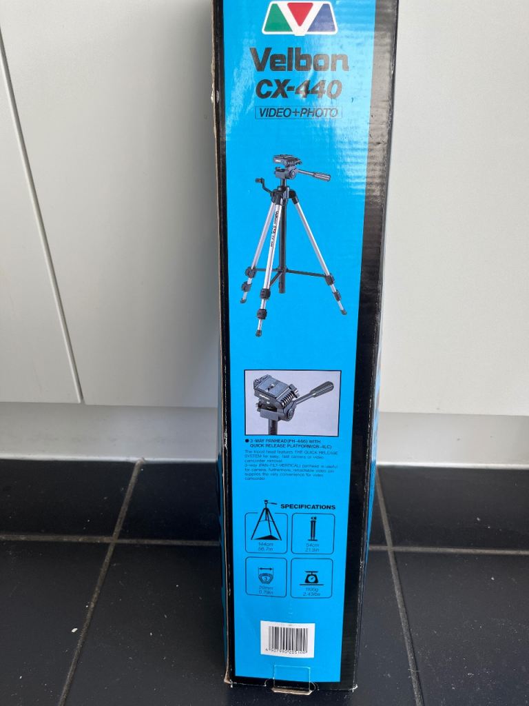 New Velbon CX-440 Tripod for Video and Photo