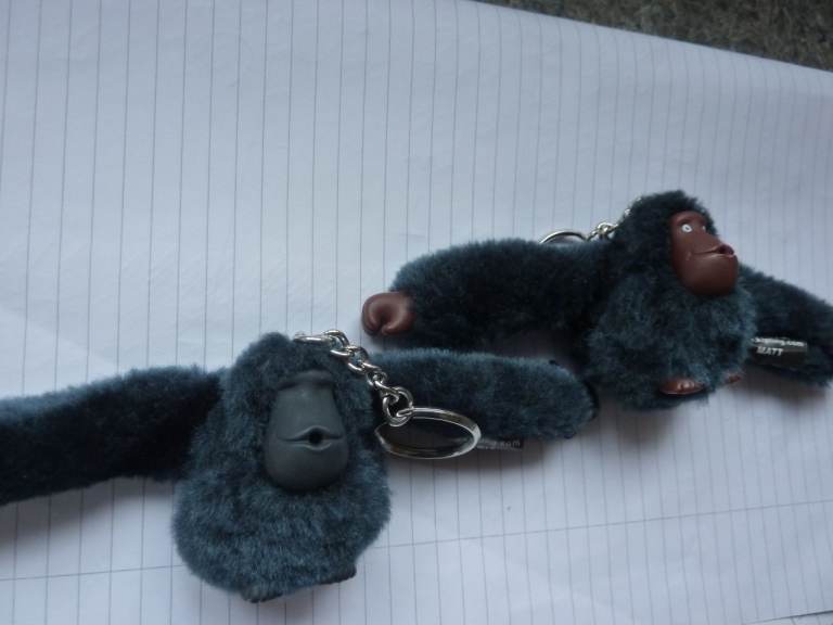 Kipling - monkey keyrings 2off