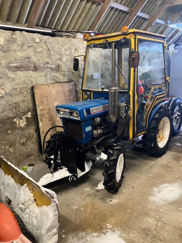 Iseki 2140 with snow plough