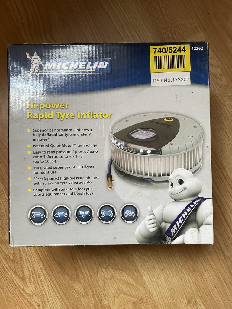 Michelin Hi Power Rapid Tyre Inflator