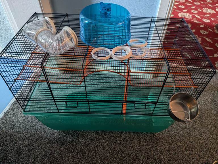 Savic habitat XL Cage + Metro Cage Hamster/Gerbil 