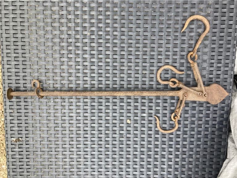 Antique Slide Balance Beam Scale Iron Robinson Imperial Farm 21”