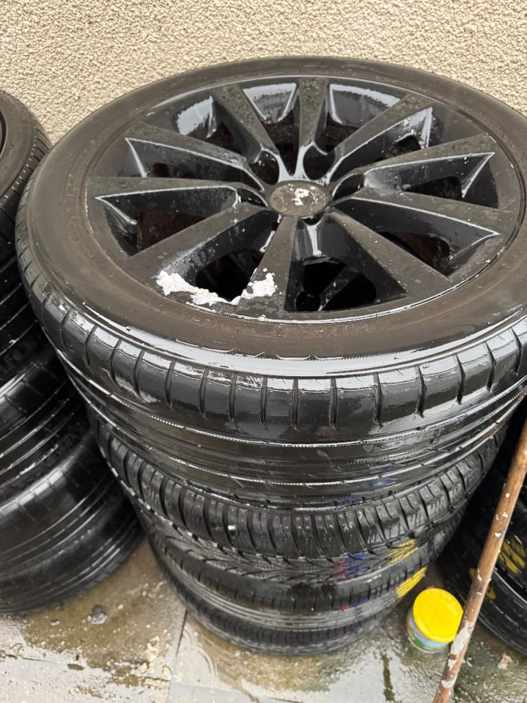 Job Lot 9 sets bmw 2 set volkswagen alloys wheels 5x120 / 5x112