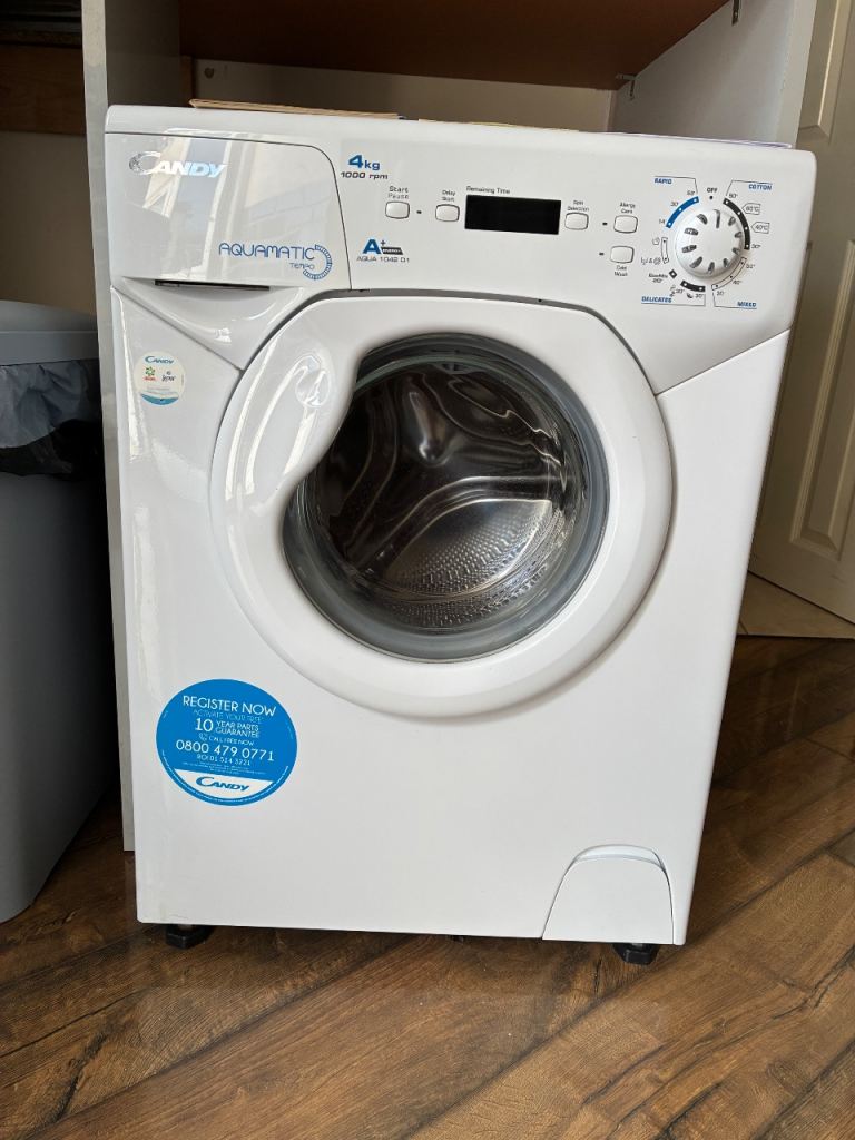 Candy compact 4kg washing machine - excellent 
