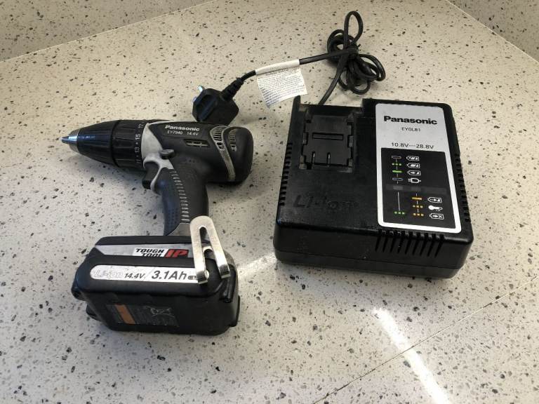 FABULOUS Panasonic drill 3AH battery & charger as milwalkee makita dewalt high quality drill 