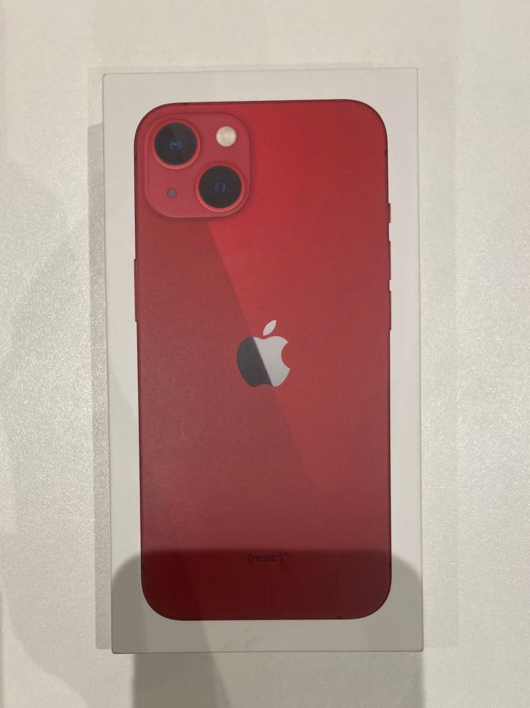 iPhone 13 PRODUCT RED box only