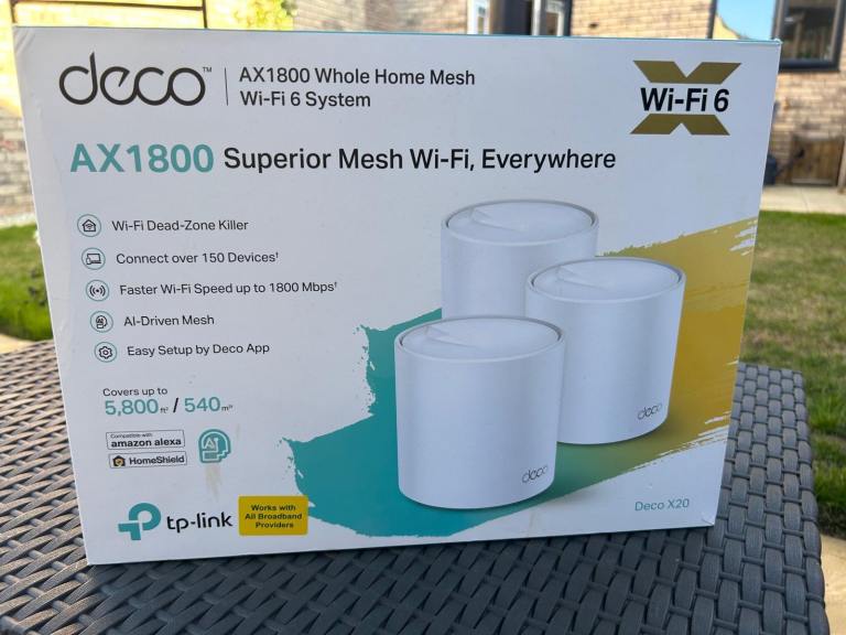 TP-Link Deco AX1800 Whole Home Mesh Wi-Fi 6 System