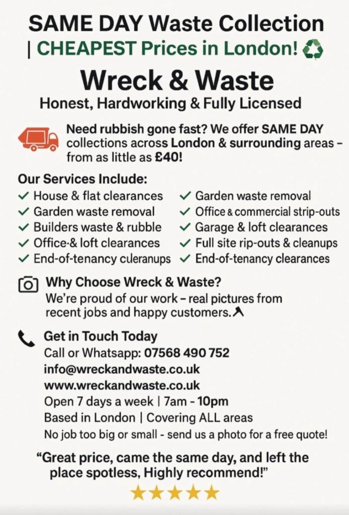 🔥 Rubbish Cleared Today – Fast, Cheap & Reliable! 🚛💨