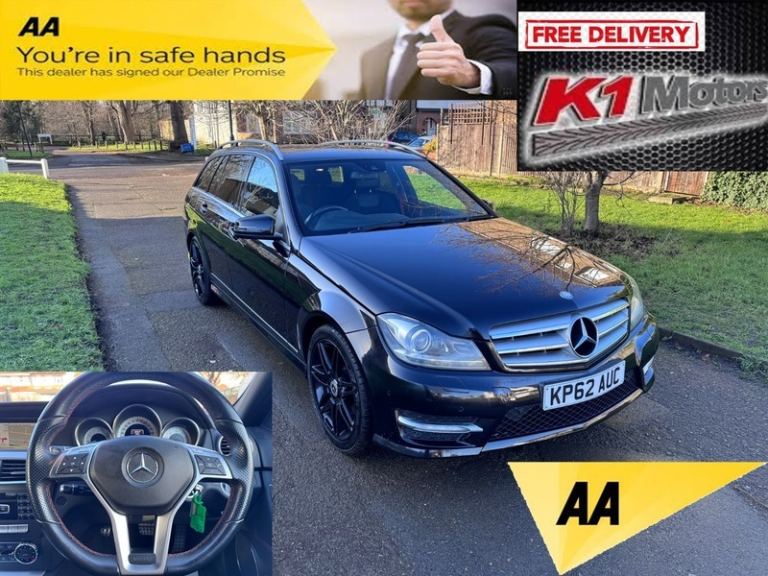 2012 Mercedes-Benz C Class C250 BlueEFFICIENCY AMG Sport Plus 5dr Auto ESTATE Petrol Automatic