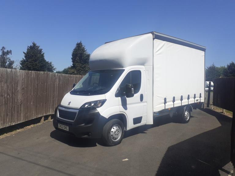 2022 Peugeot Boxer 335 2.2 BlueHDi LWB CURTAINSIDER WITH TAIL LIFT + VAT Curtainsider Diesel Manual
