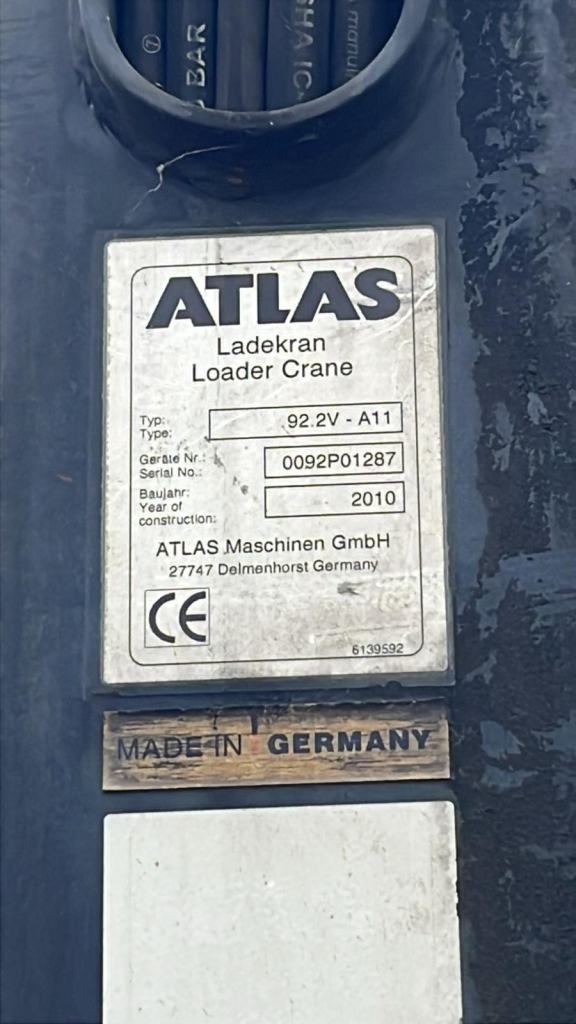 2011 DAF LF55.220 18T D/S WITH ATLAS 92.2 CRANE