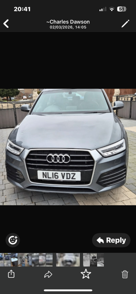 Audi, Q3, SLine2016, Manual, 1968 (cc), 5 doors